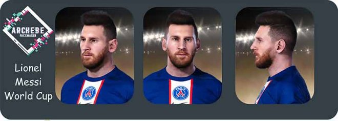 PES 2021 Lionel Messi (World Cup) by Archebe, patches and mods