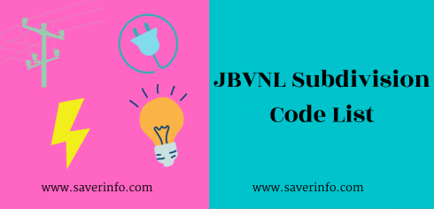 [2022 Updated] JBVNL Subdivision Code List