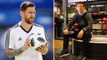 Lionel Messi switched from Nike to Adidas early in his Barcelona career after 'trivial' request