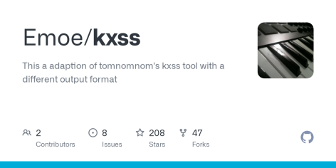 GitHub - Emoe/kxss: This a adaption of tomnomnom's kxss tool with a different output format