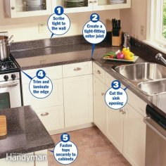 How to Install a Countertop (DIY) | Family Handyman