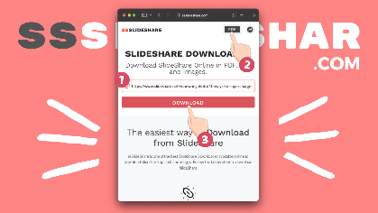 Slideshare Downloader - Download from SlideShare [PPT, PDF & Image]