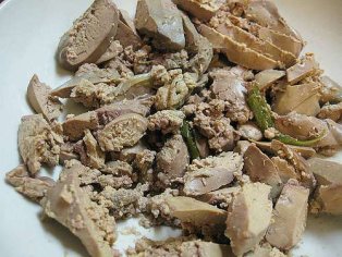 Chinese braised chicken liver - Recipe Petitchef
