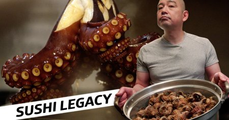 How a Master Sushi Chef Prepares an Octopus Dish  - Eater