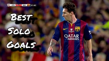 Lionel Messi â Best Solo Goals | HD - YouTube