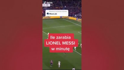 Ile Lionel Messi zarabia w minutÄ #shorts - YouTube