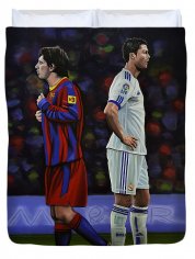Lionel Messi Duvet Covers - Pixels