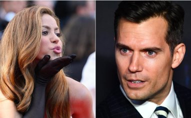 El vídeo viral de Henry Cavill mirando a Shakira como un fan más