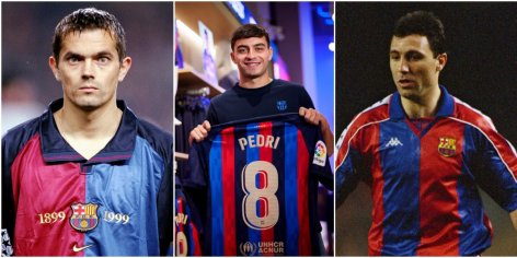 Pedri y los otros '8' de la historia del Barça