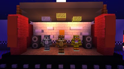 Download FNAF Texture Pack for Minecraft PE: Scary
