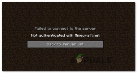 How to Fix 'Not Authenticated with Minecraft.net' Error on Minecraft - Appuals.com