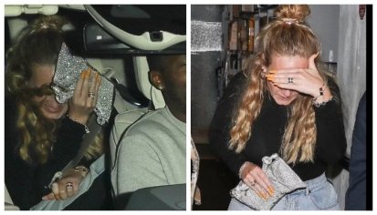 Adele unveils new back tattoo while out with boyfriend Rich Paul