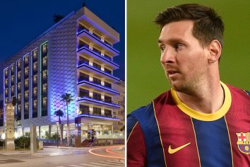 Lionel Messi installs 'constellation effect' pool into his Ibiza hotel so guests can listen to music underwater | The US Sun