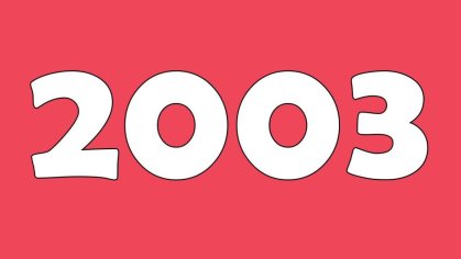 Year 2003 Fun Facts, Trivia, and History - HobbyLark