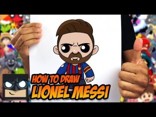 HOW TO DRAW LIONEL MESSI | STEP BY STEP TUTORIAL - Videos For Kids