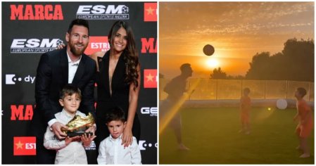 Heartwarming Video of Lionel Messi Enjoying Ball Juggling Skills With His Two Sons on Vacation Goes Viral - SportsBrief.com