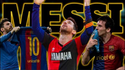 The most ICONIC LEO MESSI CELEBRATIONS - YouTube