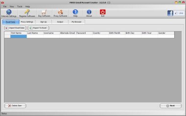 MASS Gmail Account Creator (free version) download for PC