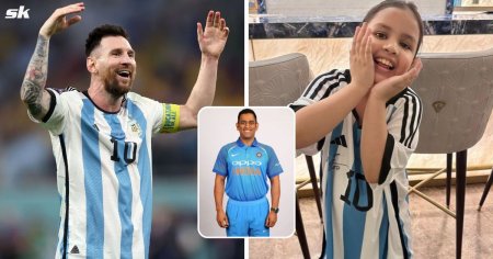 Lionel Messi sends signed Argentina jersey with special message to MS Dhoni’s daughter Ziva after FIFA World Cup triumph
