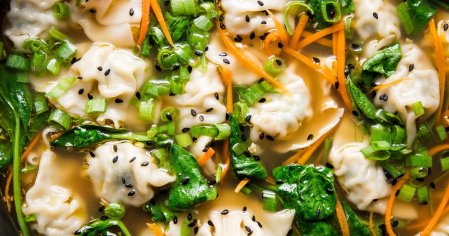 The Modern Proper | Easy Dumpling Soup (Potsticker Soup)