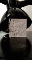 STL file Messi World Cup Lithophane Keychain - Messi World Cup Keychain Lithophane Keychain・3D printer model to download・Cults