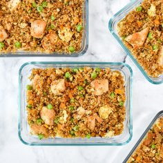 Meal Prep Chicken Quinoa Fried 