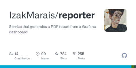 GitHub - IzakMarais/reporter: Service that generates a PDF report from a Grafana dashboard