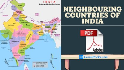 India & Its Neighbouring Countries Gk PDF Download