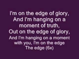 Lady Gaga - Im on the Edge of Glory (Lyrics) - YouTube
