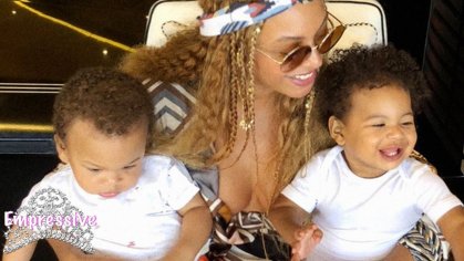 Beyonce shares new pictures of her twins Sir and Rumi Carter - YouTube