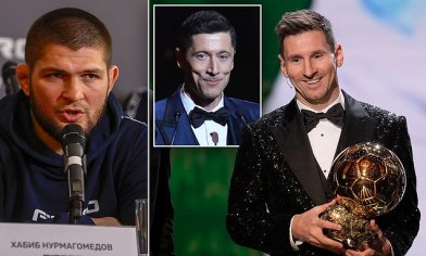 Khabib: Lionel Messi should NOT have won the Ballon d'Or over Robert Lewandoswki | Daily Mail Online