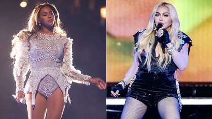 Madonna & Beyoncé Rock Sheer Bodysuits For ‘Break My Soul Remix’ Art – Hollywood Life