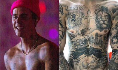Justin Bieber tem mais de 60 tatuagens, como retrato da ex Selena Gomez; veja significados | Música | O Globo