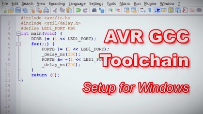 AVR GCC Toolchain - Setup for Windows - TINUSAUR