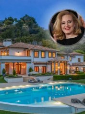 Adele Drops $58 Million on Sylvester Stallone's L.A. Mansion