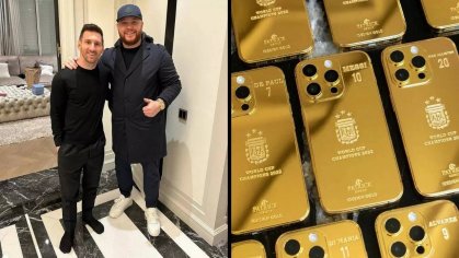 Lionel Messi gifts Argentina team 35 gold iPhone 14s for FIFA World Cup win; photos viral | Viral News, Times Now