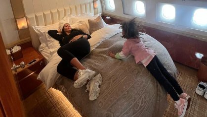 Inside the luxury private jet Cristiano Ronaldo and girlfriend Georgina took to Saudi Arabia including huge double bed | The Sun