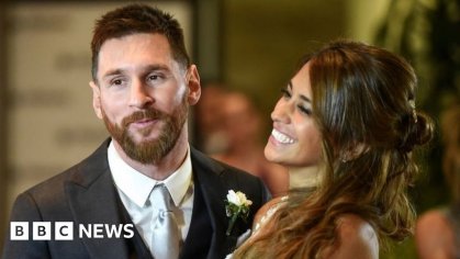 Argentina hosts Lionel Messi's 'wedding of the century' - BBC News
