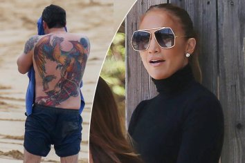 Jennifer Lopez slammed Ben Affleck's 'awful' tattoo in 2016
