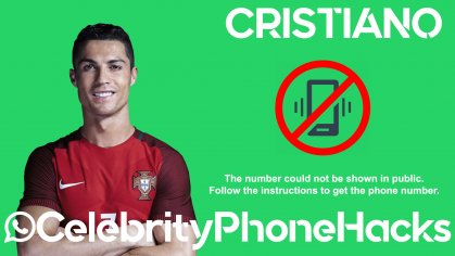 Cristiano Ronaldo Phone Number Leaked - Celebrity Phone Hacks
