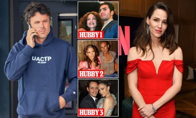 Affleck's brother Casey, his ex-wife Jennifer Garner and JLo's THREE ex-husbands skip out on wedding | Daily Mail Online