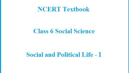 NCERT Book for Class 6 Civics 2022-23| Download New Edition in PDF