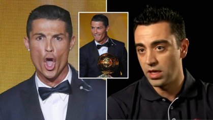 Xavi Wasn't Best Pleased When Cristiano Ronaldo Labelled Himself The GOAT