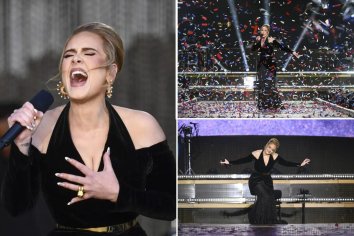 Adele moved to tears as she performs at London's BST Hyde Park Festival