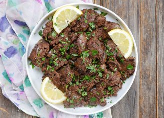 Spicy Chicken Liver Fry | My Heart Beets