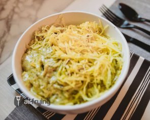 How to Cook Spaghetti Squash in the Air Fryer • Air Fryer Recipes & Reviews | AirFrying.net