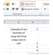 What is Wrap Text?