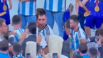 Watch: Lionel Messi brutally blanks Salt Bae during FIFA World Cup celebrations | Football News - Hindustan Times