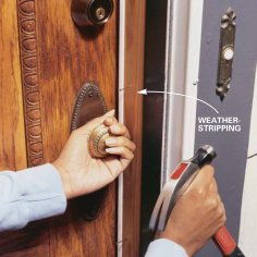 How to Weather Strip a Door (Install in 13 Steps with Pictures) (DIY) | Family Handyman