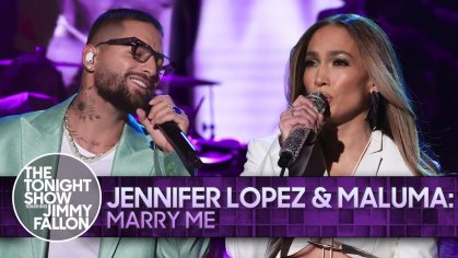 Jennifer Lopez & Maluma: Marry Me | The Tonight Show Starring Jimmy Fallon - YouTube